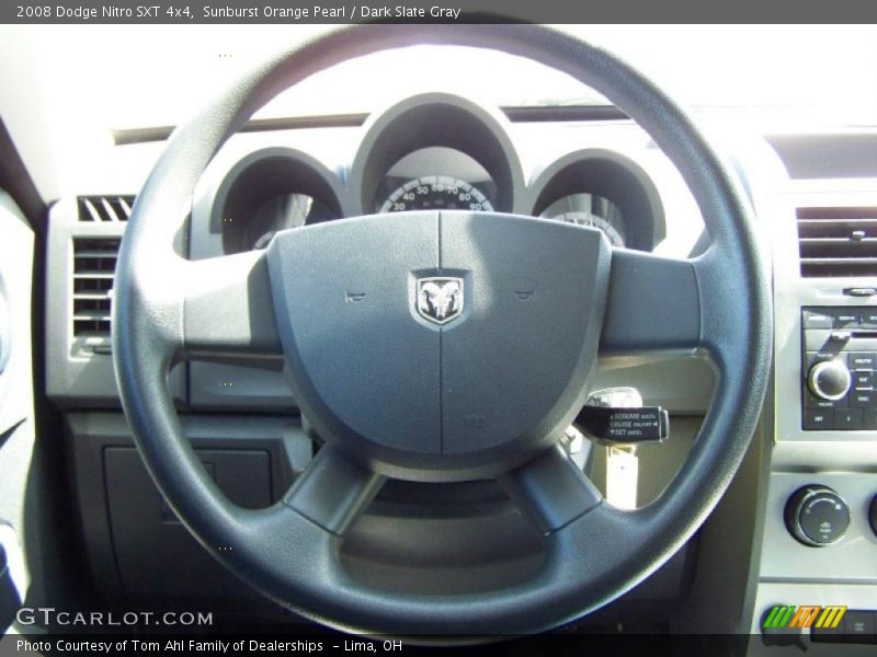 Sunburst Orange Pearl / Dark Slate Gray 2008 Dodge Nitro SXT 4x4