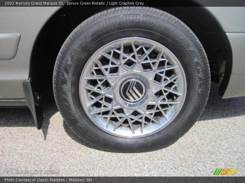 Spruce Green Metallic / Light Graphite Grey 2002 Mercury Grand Marquis GS