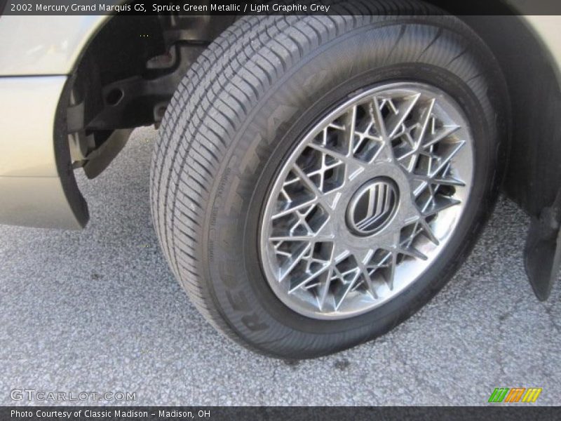 Spruce Green Metallic / Light Graphite Grey 2002 Mercury Grand Marquis GS