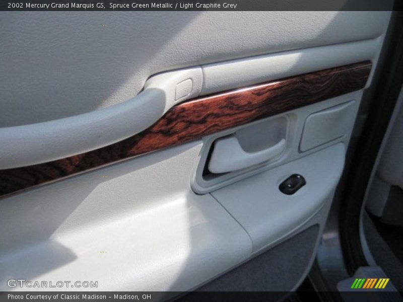 Spruce Green Metallic / Light Graphite Grey 2002 Mercury Grand Marquis GS