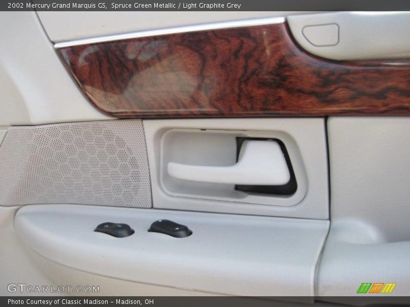 Spruce Green Metallic / Light Graphite Grey 2002 Mercury Grand Marquis GS
