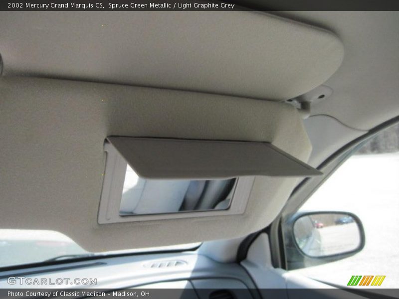 Spruce Green Metallic / Light Graphite Grey 2002 Mercury Grand Marquis GS