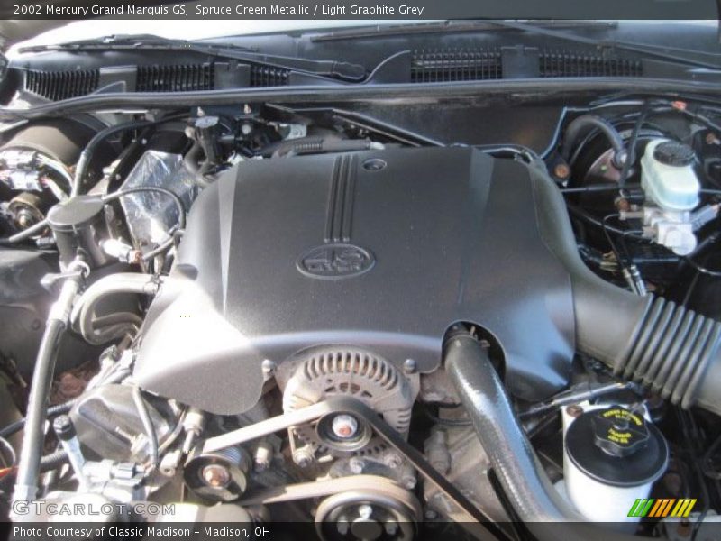 Spruce Green Metallic / Light Graphite Grey 2002 Mercury Grand Marquis GS