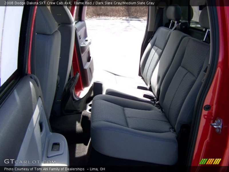 Flame Red / Dark Slate Gray/Medium Slate Gray 2008 Dodge Dakota SXT Crew Cab 4x4