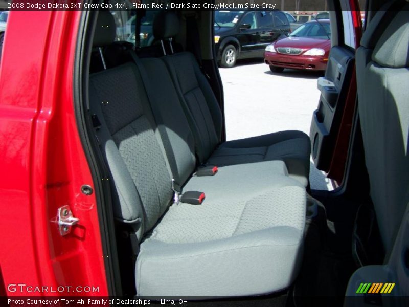 Flame Red / Dark Slate Gray/Medium Slate Gray 2008 Dodge Dakota SXT Crew Cab 4x4