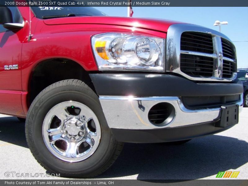 Inferno Red Crystal Pearl / Medium Slate Gray 2008 Dodge Ram 1500 SXT Quad Cab 4x4