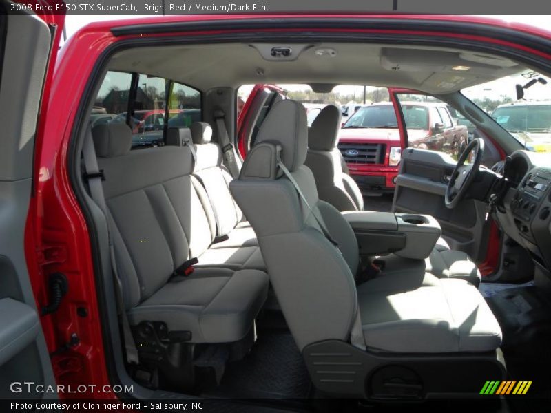 Bright Red / Medium/Dark Flint 2008 Ford F150 STX SuperCab