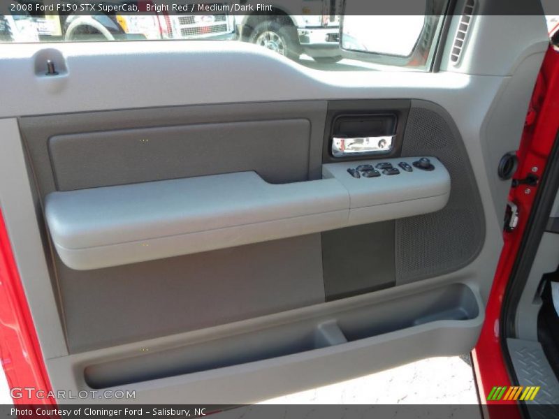 Bright Red / Medium/Dark Flint 2008 Ford F150 STX SuperCab