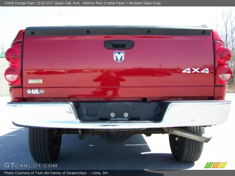Inferno Red Crystal Pearl / Medium Slate Gray 2008 Dodge Ram 1500 SXT Quad Cab 4x4