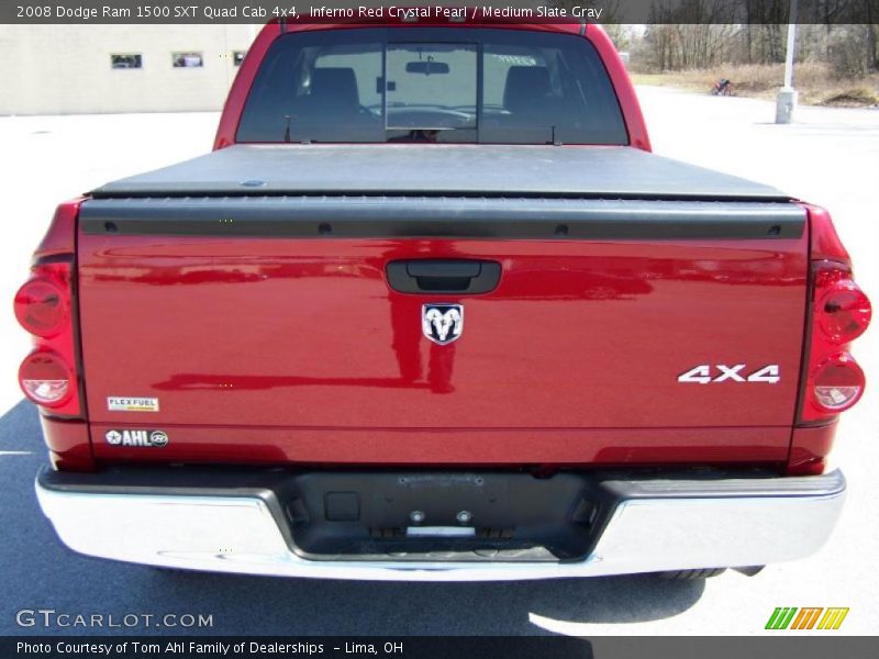 Inferno Red Crystal Pearl / Medium Slate Gray 2008 Dodge Ram 1500 SXT Quad Cab 4x4