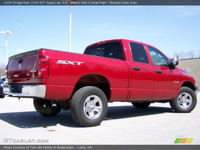 Inferno Red Crystal Pearl / Medium Slate Gray 2008 Dodge Ram 1500 SXT Quad Cab 4x4