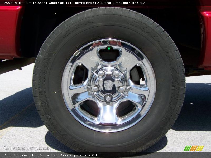 Inferno Red Crystal Pearl / Medium Slate Gray 2008 Dodge Ram 1500 SXT Quad Cab 4x4