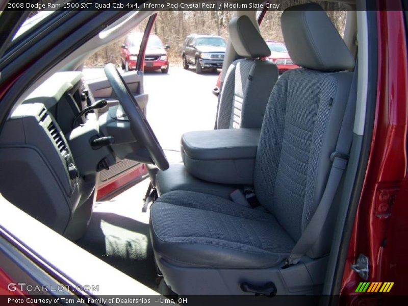 Inferno Red Crystal Pearl / Medium Slate Gray 2008 Dodge Ram 1500 SXT Quad Cab 4x4