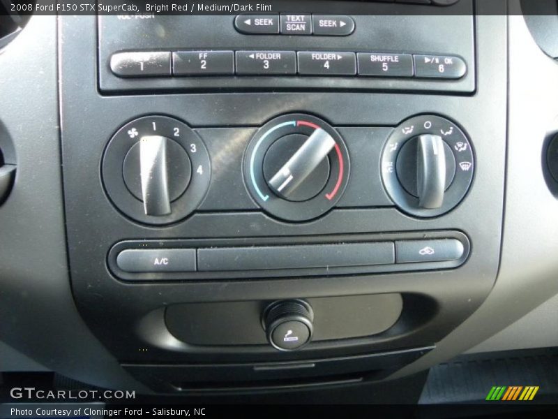 Bright Red / Medium/Dark Flint 2008 Ford F150 STX SuperCab