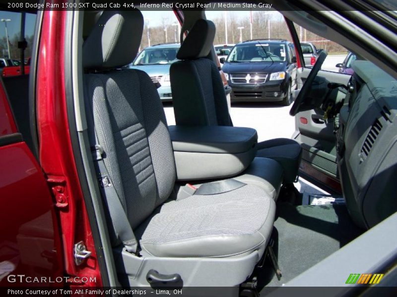 Inferno Red Crystal Pearl / Medium Slate Gray 2008 Dodge Ram 1500 SXT Quad Cab 4x4