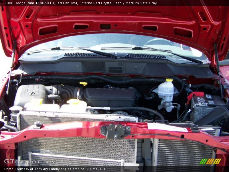 Inferno Red Crystal Pearl / Medium Slate Gray 2008 Dodge Ram 1500 SXT Quad Cab 4x4