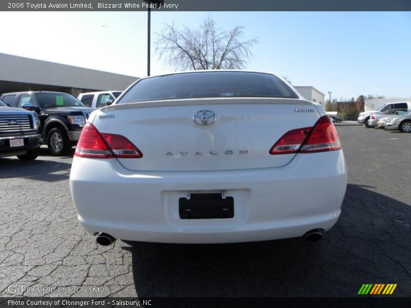 Blizzard White Pearl / Ivory 2006 Toyota Avalon Limited