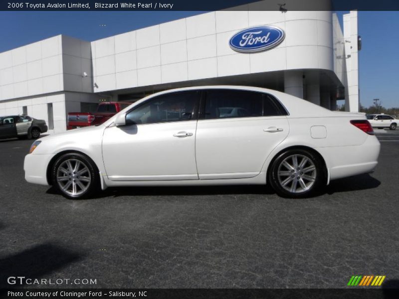 Blizzard White Pearl / Ivory 2006 Toyota Avalon Limited