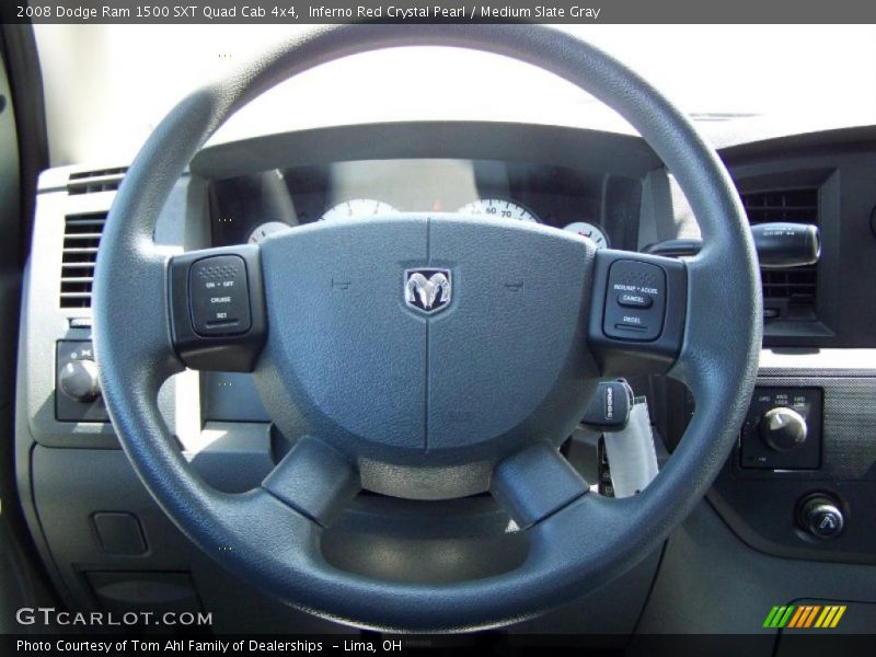 Inferno Red Crystal Pearl / Medium Slate Gray 2008 Dodge Ram 1500 SXT Quad Cab 4x4