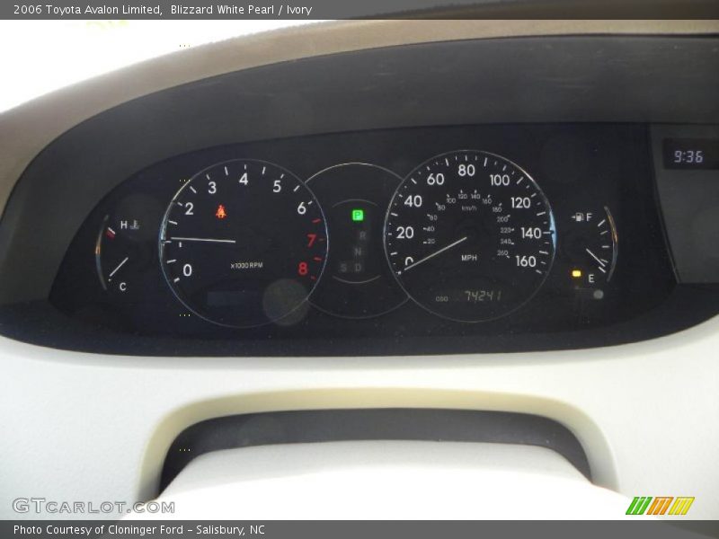 Blizzard White Pearl / Ivory 2006 Toyota Avalon Limited