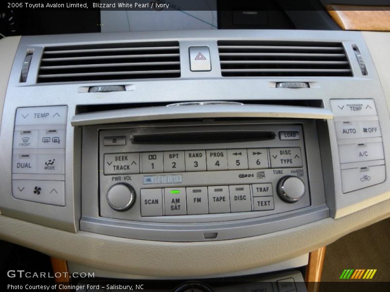Blizzard White Pearl / Ivory 2006 Toyota Avalon Limited