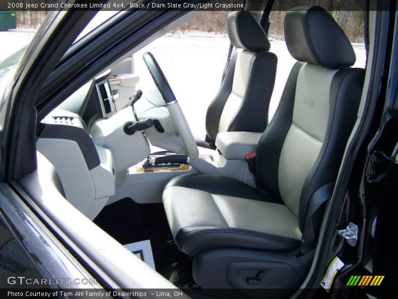 Black / Dark Slate Gray/Light Graystone 2008 Jeep Grand Cherokee Limited 4x4