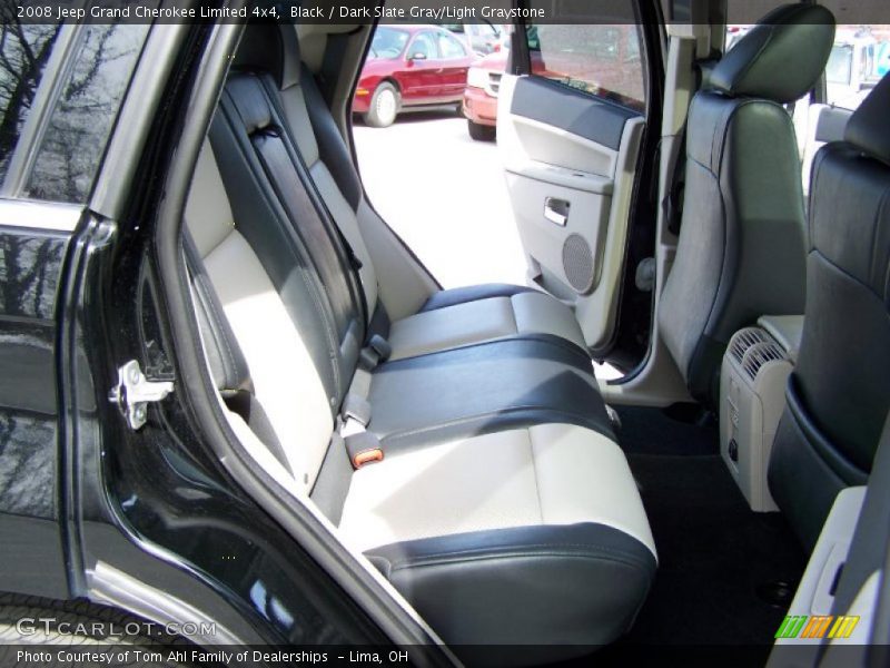 Black / Dark Slate Gray/Light Graystone 2008 Jeep Grand Cherokee Limited 4x4