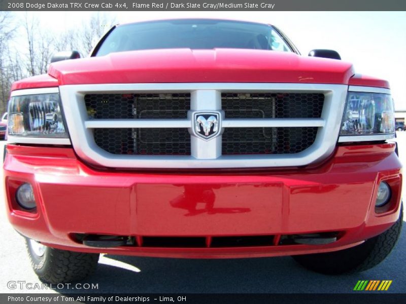 Flame Red / Dark Slate Gray/Medium Slate Gray 2008 Dodge Dakota TRX Crew Cab 4x4