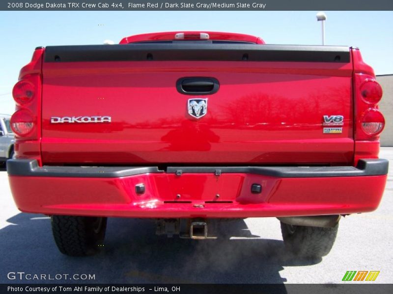 Flame Red / Dark Slate Gray/Medium Slate Gray 2008 Dodge Dakota TRX Crew Cab 4x4