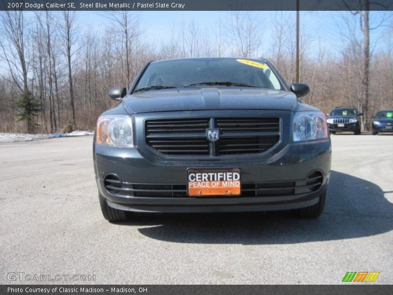 Steel Blue Metallic / Pastel Slate Gray 2007 Dodge Caliber SE