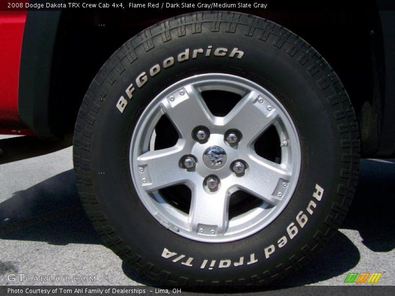 Flame Red / Dark Slate Gray/Medium Slate Gray 2008 Dodge Dakota TRX Crew Cab 4x4
