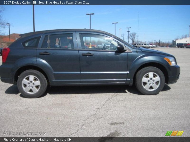 Steel Blue Metallic / Pastel Slate Gray 2007 Dodge Caliber SE