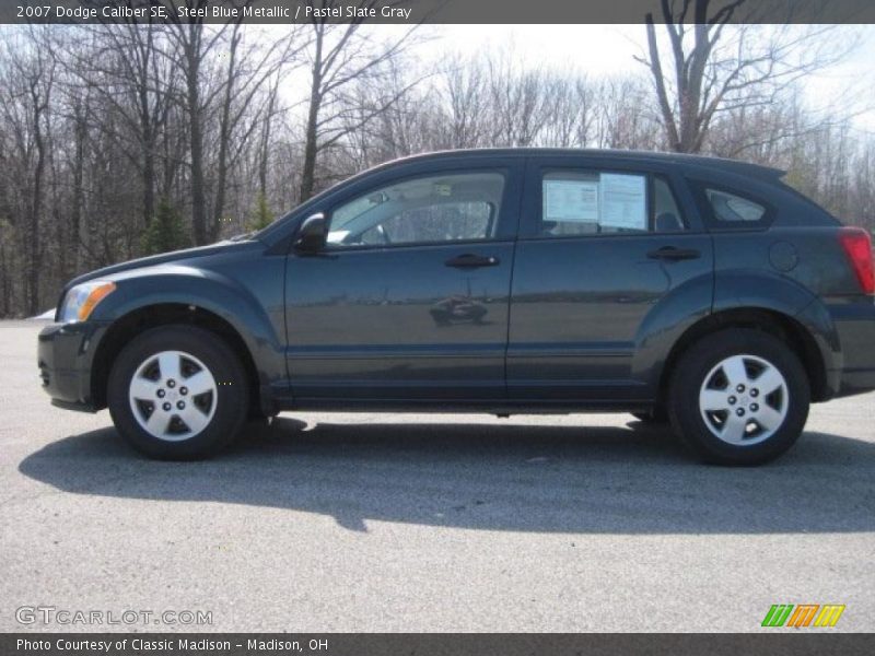 Steel Blue Metallic / Pastel Slate Gray 2007 Dodge Caliber SE