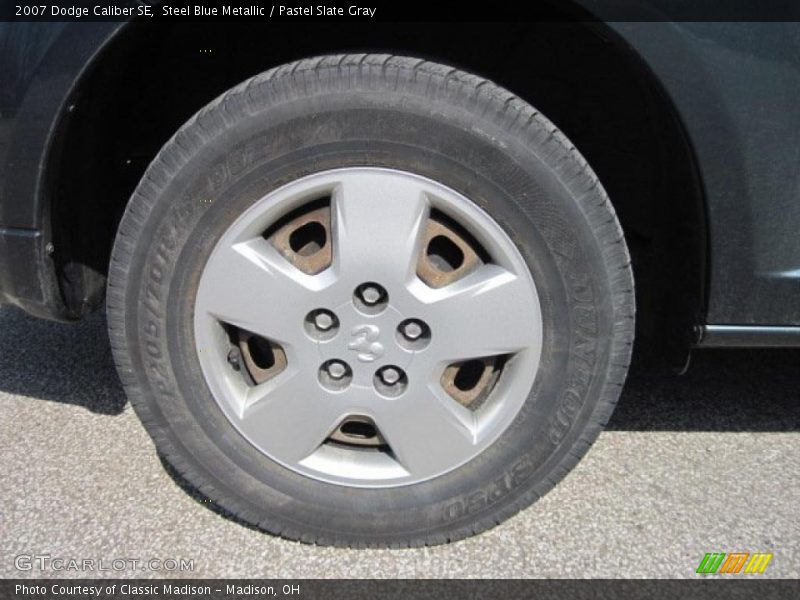 Steel Blue Metallic / Pastel Slate Gray 2007 Dodge Caliber SE