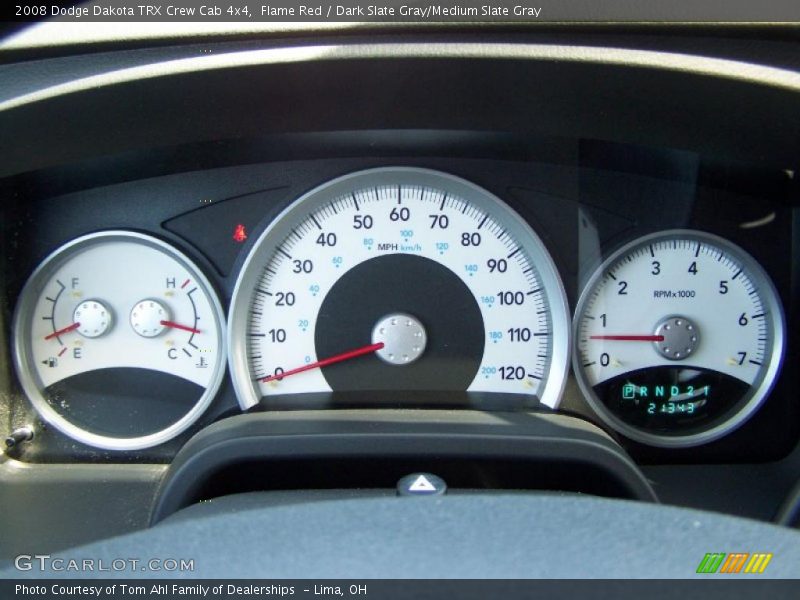 Flame Red / Dark Slate Gray/Medium Slate Gray 2008 Dodge Dakota TRX Crew Cab 4x4