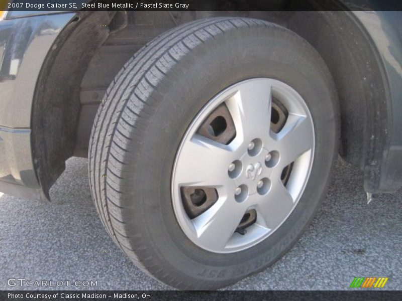 Steel Blue Metallic / Pastel Slate Gray 2007 Dodge Caliber SE