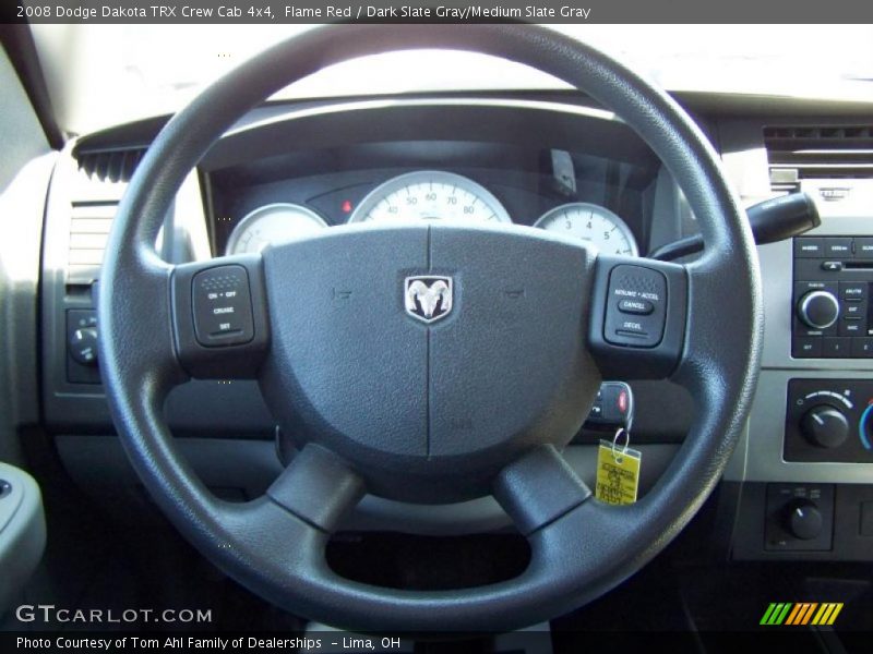 Flame Red / Dark Slate Gray/Medium Slate Gray 2008 Dodge Dakota TRX Crew Cab 4x4
