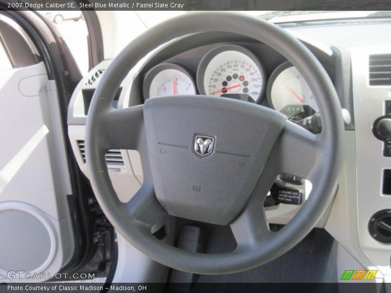 Steel Blue Metallic / Pastel Slate Gray 2007 Dodge Caliber SE