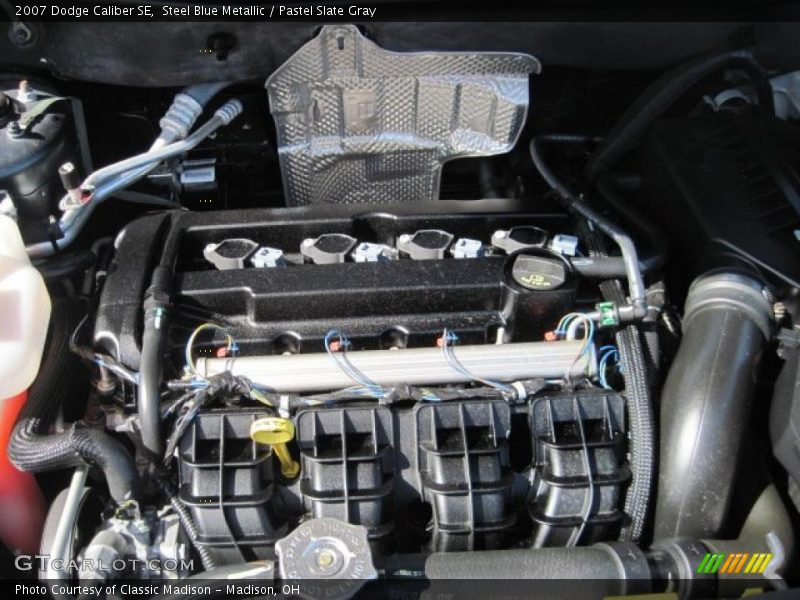 Steel Blue Metallic / Pastel Slate Gray 2007 Dodge Caliber SE
