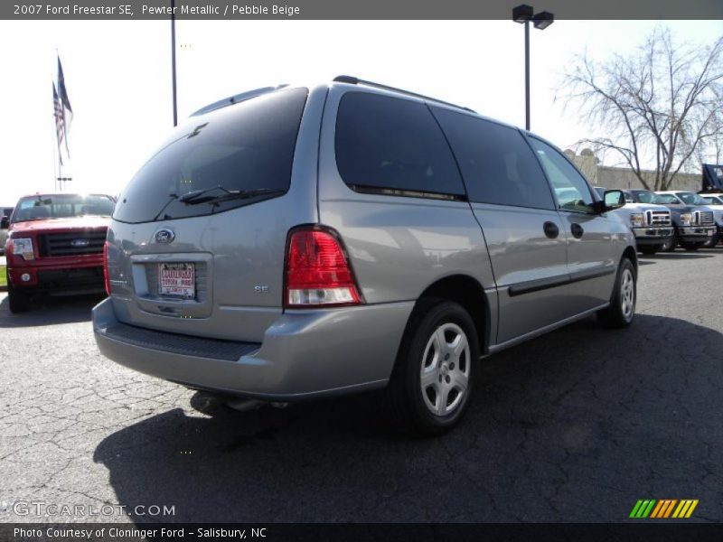 Pewter Metallic / Pebble Beige 2007 Ford Freestar SE