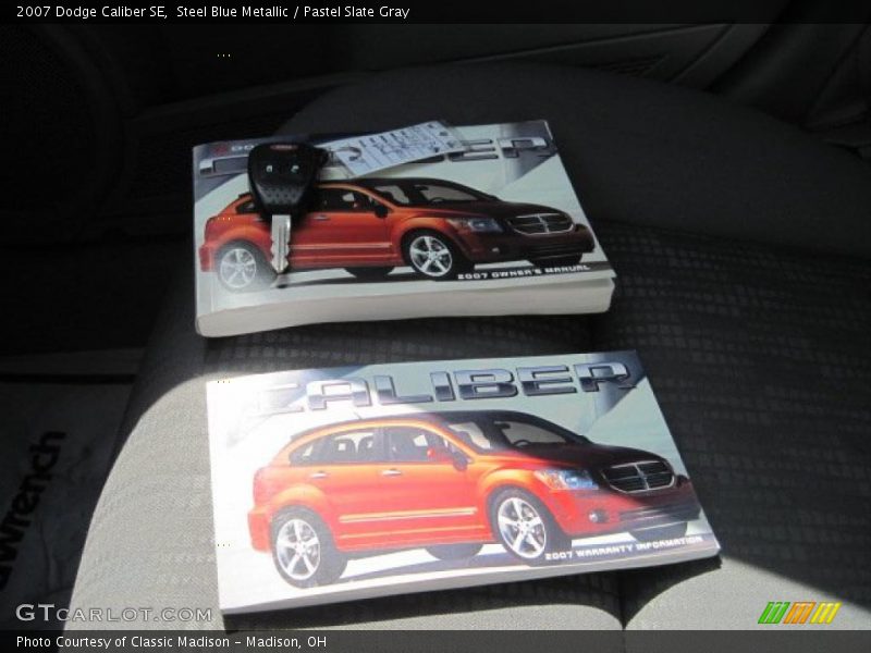 Steel Blue Metallic / Pastel Slate Gray 2007 Dodge Caliber SE