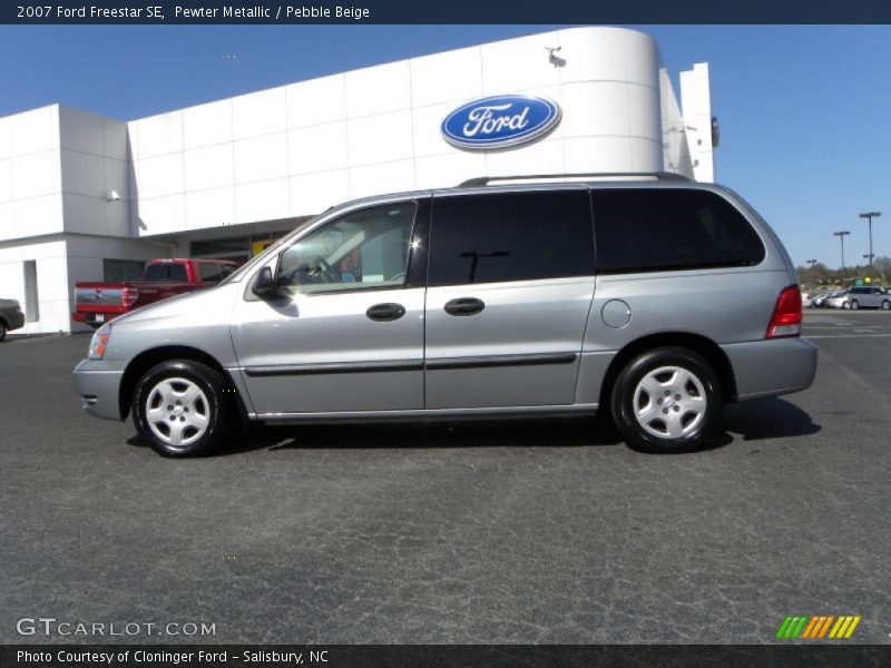 Pewter Metallic / Pebble Beige 2007 Ford Freestar SE