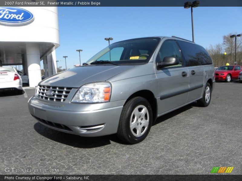 Pewter Metallic / Pebble Beige 2007 Ford Freestar SE