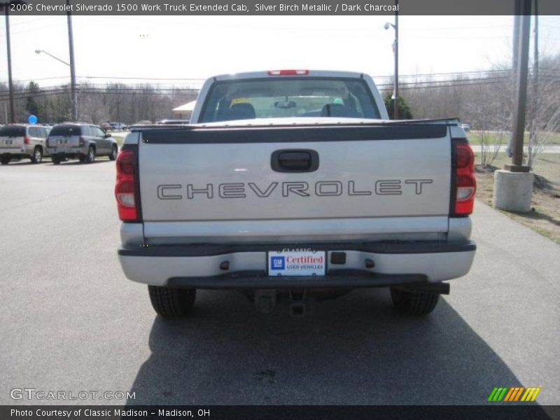 Silver Birch Metallic / Dark Charcoal 2006 Chevrolet Silverado 1500 Work Truck Extended Cab