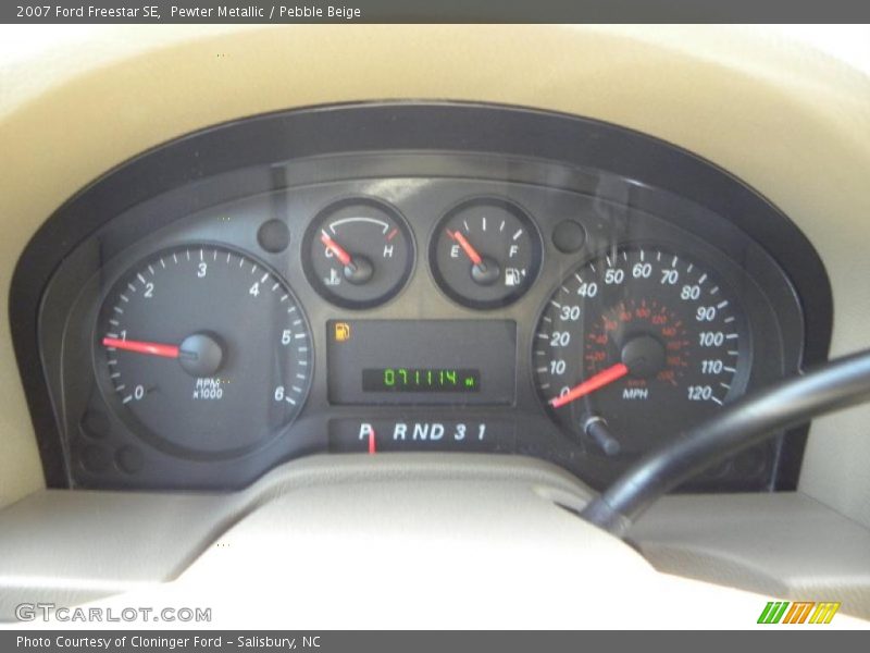 Pewter Metallic / Pebble Beige 2007 Ford Freestar SE