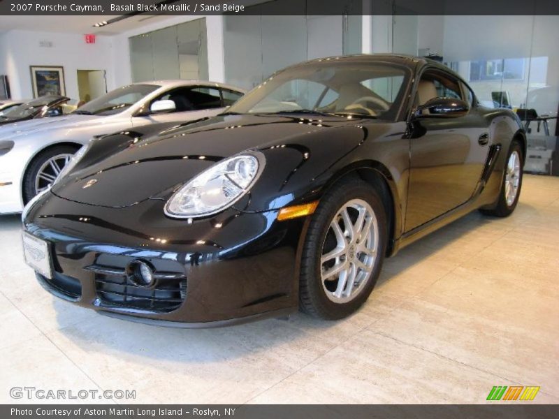 Basalt Black Metallic / Sand Beige 2007 Porsche Cayman