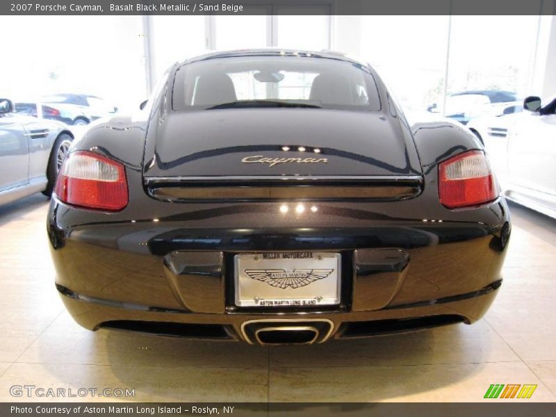 Basalt Black Metallic / Sand Beige 2007 Porsche Cayman