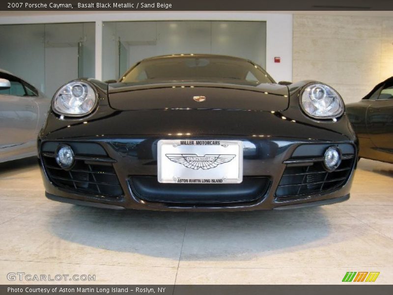 Basalt Black Metallic / Sand Beige 2007 Porsche Cayman