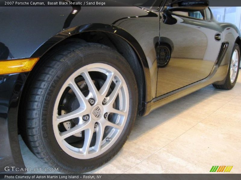 Basalt Black Metallic / Sand Beige 2007 Porsche Cayman