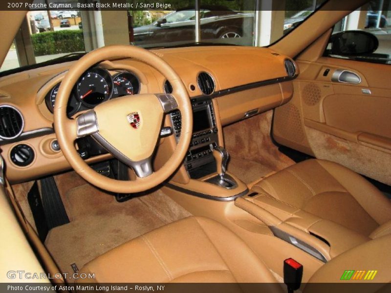 Basalt Black Metallic / Sand Beige 2007 Porsche Cayman